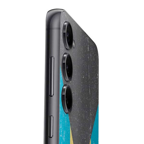 Bahamas Flag Distressed Galaxy S24 Plus Skin